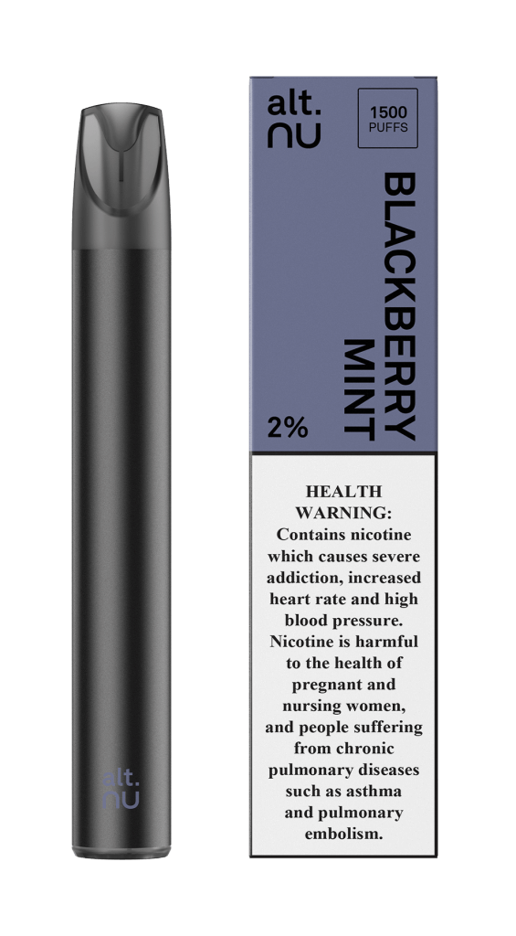 Blackberry mint vape flavour by Alt Nu