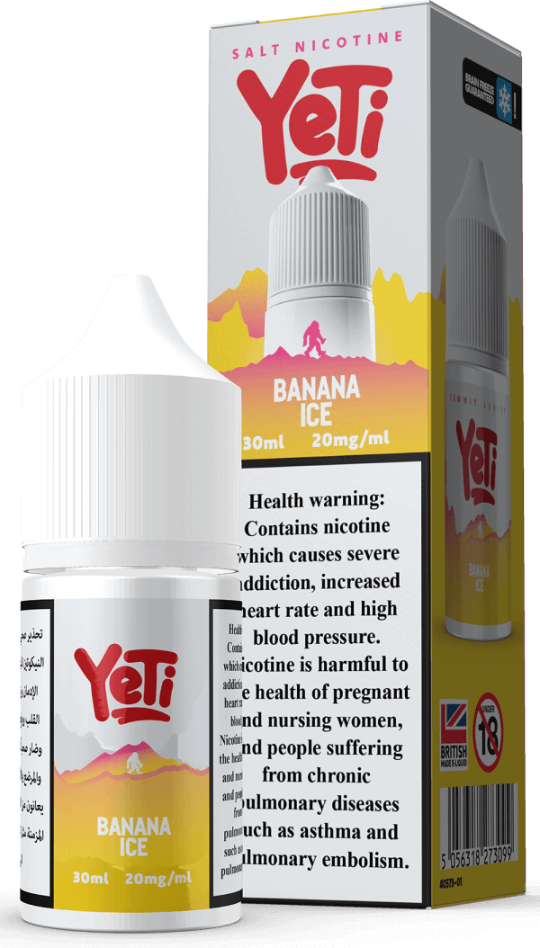 Banana Ice Vape Flavour by Yeti