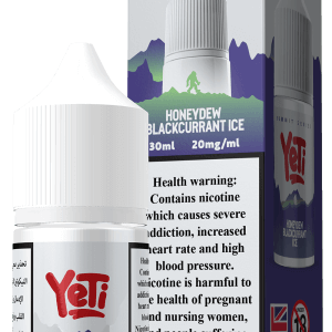 Honeydew Blackcurrant Ice vape flavour by yeti