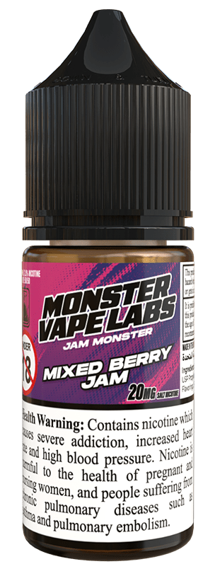 Mixed Berry Jam vape flavour by monster vape