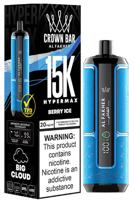 Crown Bar by Al Fakher 4 crown bar berry ice by al fakher