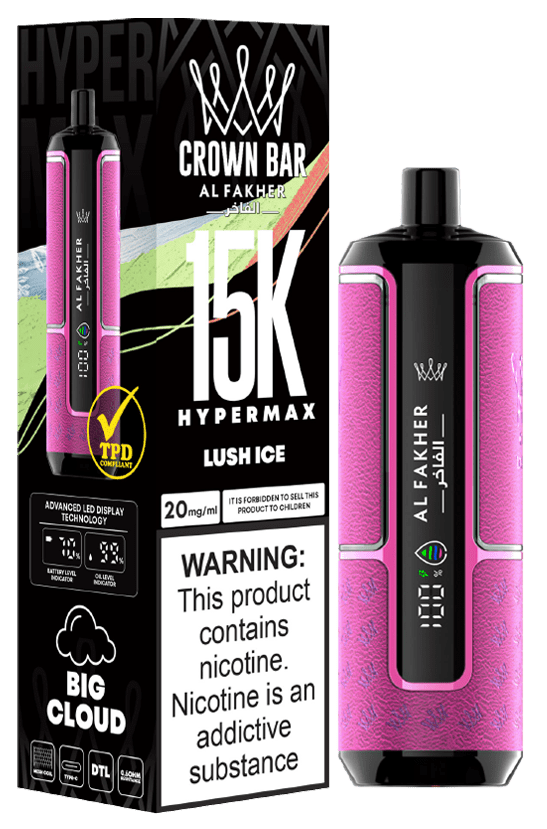 Crown Bar by Al Fakher 10 Lush Ice crown bar vape by al fakher