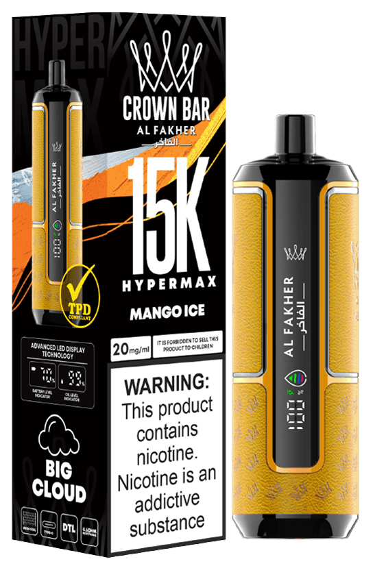 Crown Bar by Al Fakher 12 Mango Ice vape flavour by al fakher
