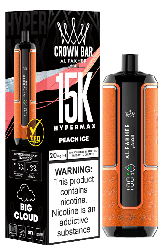 Crown Bar by Al Fakher 13 Peach Ice by crown bar al fakher