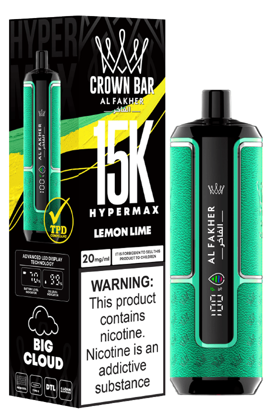 Crown Bar by Al Fakher 17 Lemon Lime VAPE BY CROWN BAR AL FAKHER