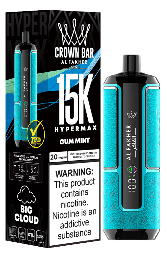 Crown Bar by Al Fakher 3 gum mint crown bar by al fakher